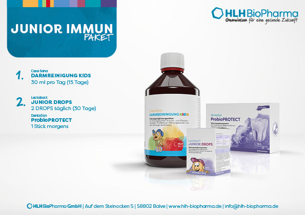 Junior Immun Paket zur Darmreinigung für Kinder