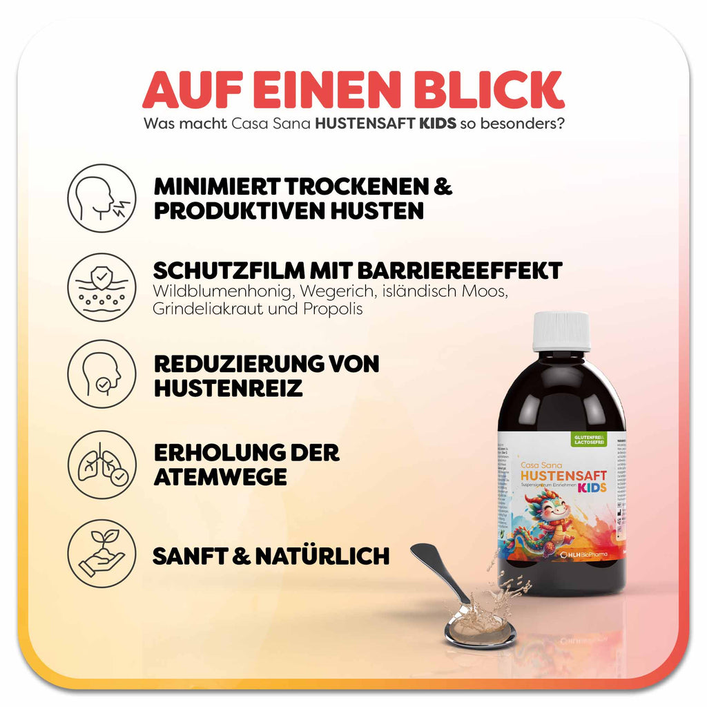 Casa Sana HUSTENSAFT KIDS 200ml – HLH BioPharma