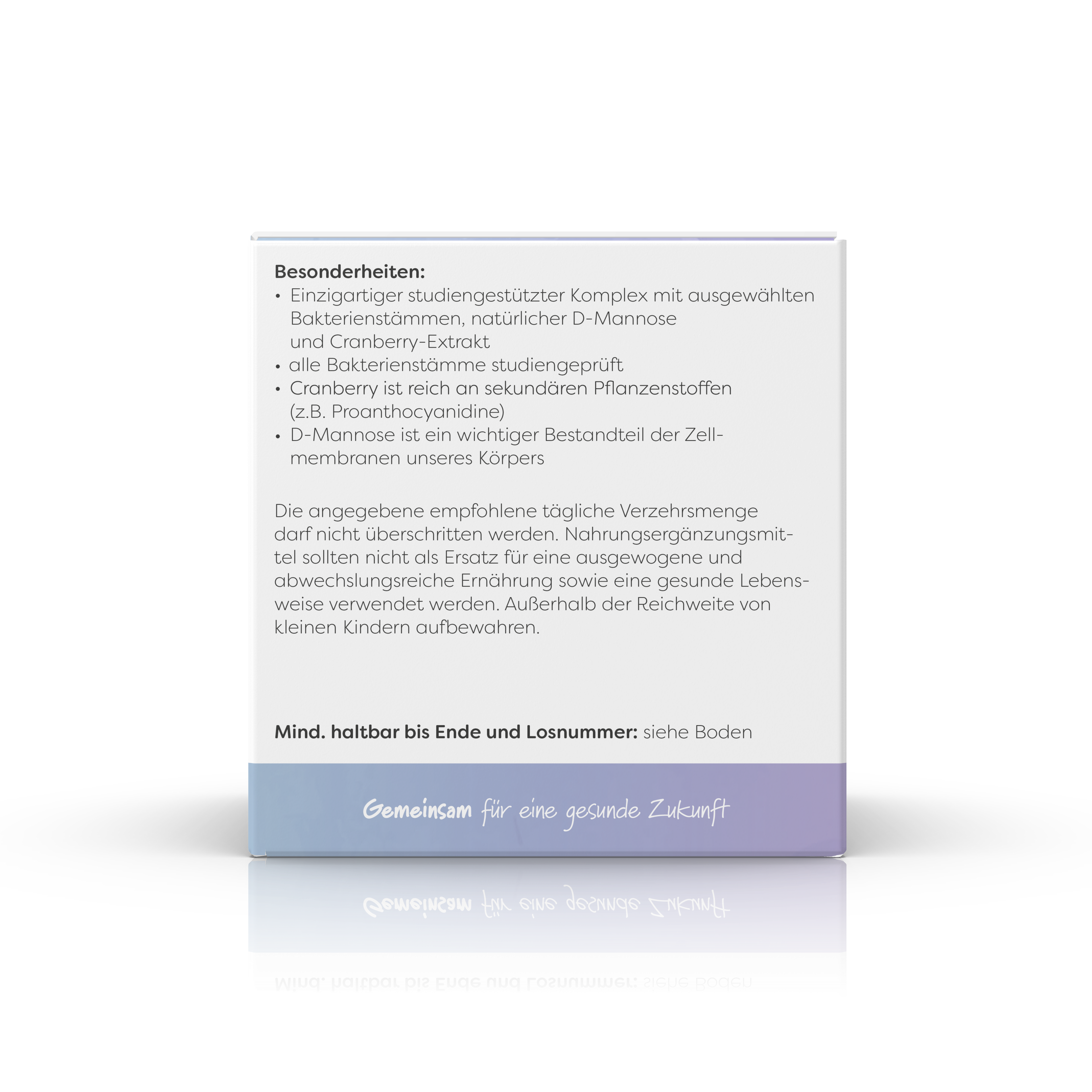 Kartonage Lactobact Intima 30 Kapseln von links