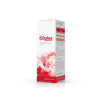 Produktbild schräg vorne vom Lactobact 60plus TROPFEN mit glücklichen älterem Paar auf der Verpackung.