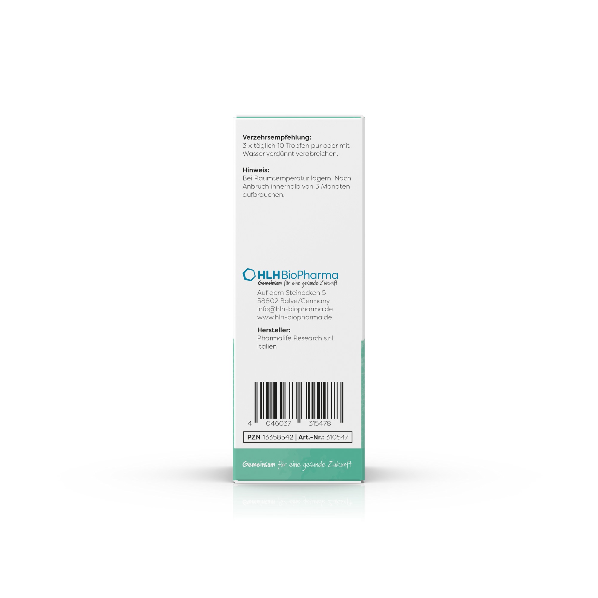 Kartonage Casa Sana Bauch Gut 15ml von rechts