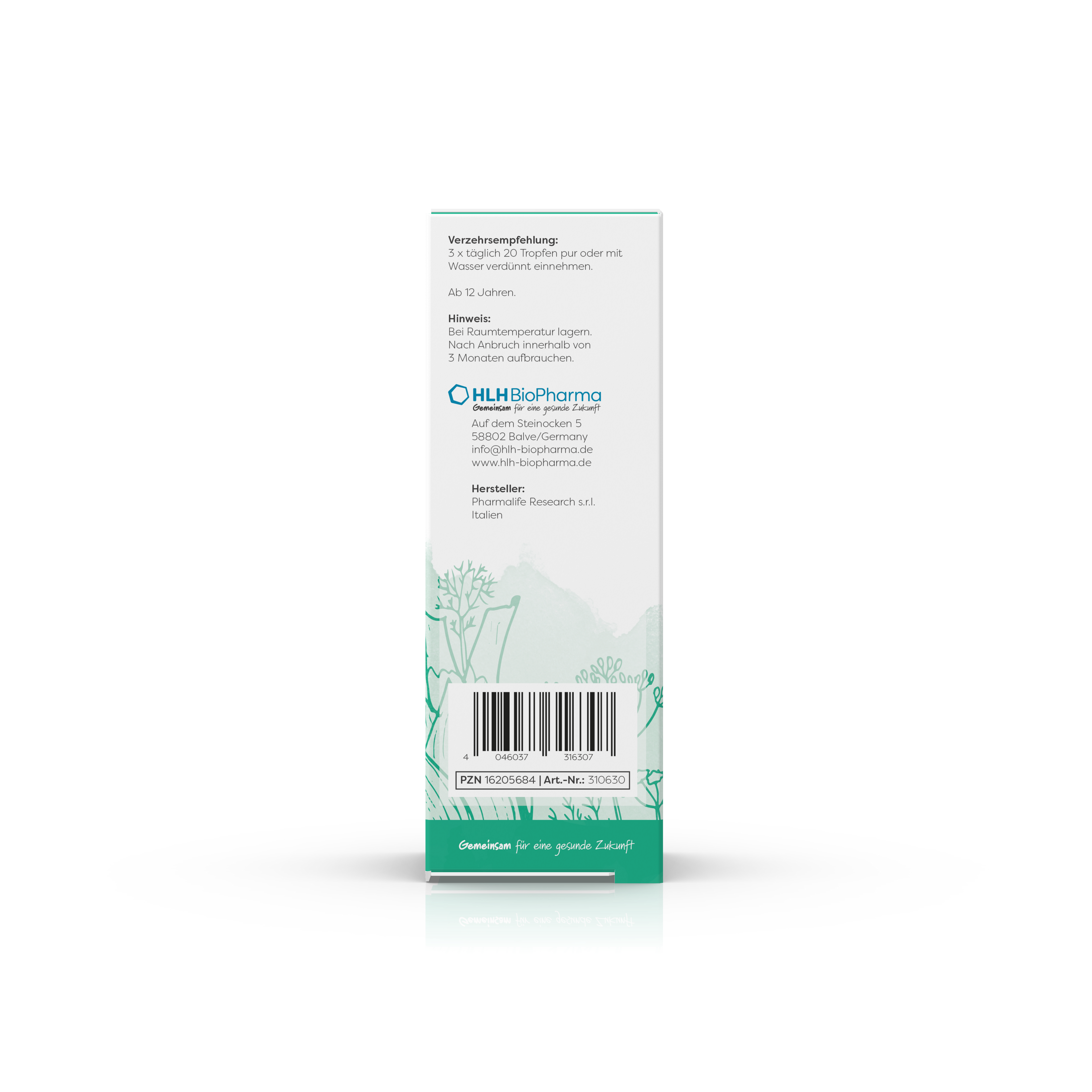 Kartonage Casa Sana Bauch Gut Erwachsene von rechts