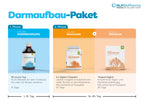 Darmaufbau-Paket mit 1. Phase Tag 1 bis 15 1x täglich 30ml Casa Sana DARMREINIGUNG und 2. Phase ab Tag 16 mit 1x täglich 1 Kapsel Lactobact PREMIUM und zeitgleich 2x täglich 2 Kapseln Casa Sana Maxiamin