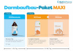 Darmaufbau-Paket-MAXI mit 1. Phase Tag 1 bis 30 1x täglich 30ml Casa Sana DARMREINIGUNG und 2. Phase ab Tag 31 mit 1x täglich 1 Kapsel Lactobact PREMIUM und zeitgleich 2x täglich 2 Kapseln Casa Sana Maxiamin