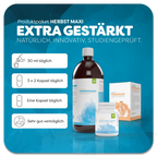 Herbst-Paket MAXI mit Einnahmeempfehlung für extra Immunstärke mit Casa Sana DARMREINIGUN, Lactobact PREMIUM und Casa Sana SÄURE-REGULATION