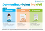 DARMAUFBAU Prä+Pro mit 1. Phase Tag 1 bis 20 zweimal täglich zwei Kapseln Casa Sana MAXIAMIN und 2. Phase ab Tag 21 einmal täglich 1 Kapsel Lactobact PREMIUM und parallel 1x täglich 2 gehäufte Teelöffel Casa Sana BIO AKAZIENFASER